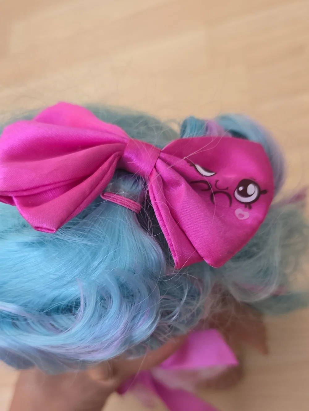 Bella Bow Doll Kindi Kids Fun Time Friends Pre-School 10” with Pink Ribbon